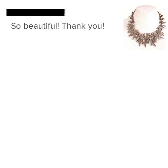 New Zara Leaf Statement Necklace - Picture 5 of 5